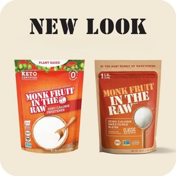 Monk Fruit in the Raw Keto-Certified Zero Calorie Sweetener, 16 oz