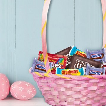 M&M'S, Snickers, Skittles & Starburst Assorted Easter Egg Hunt Candy