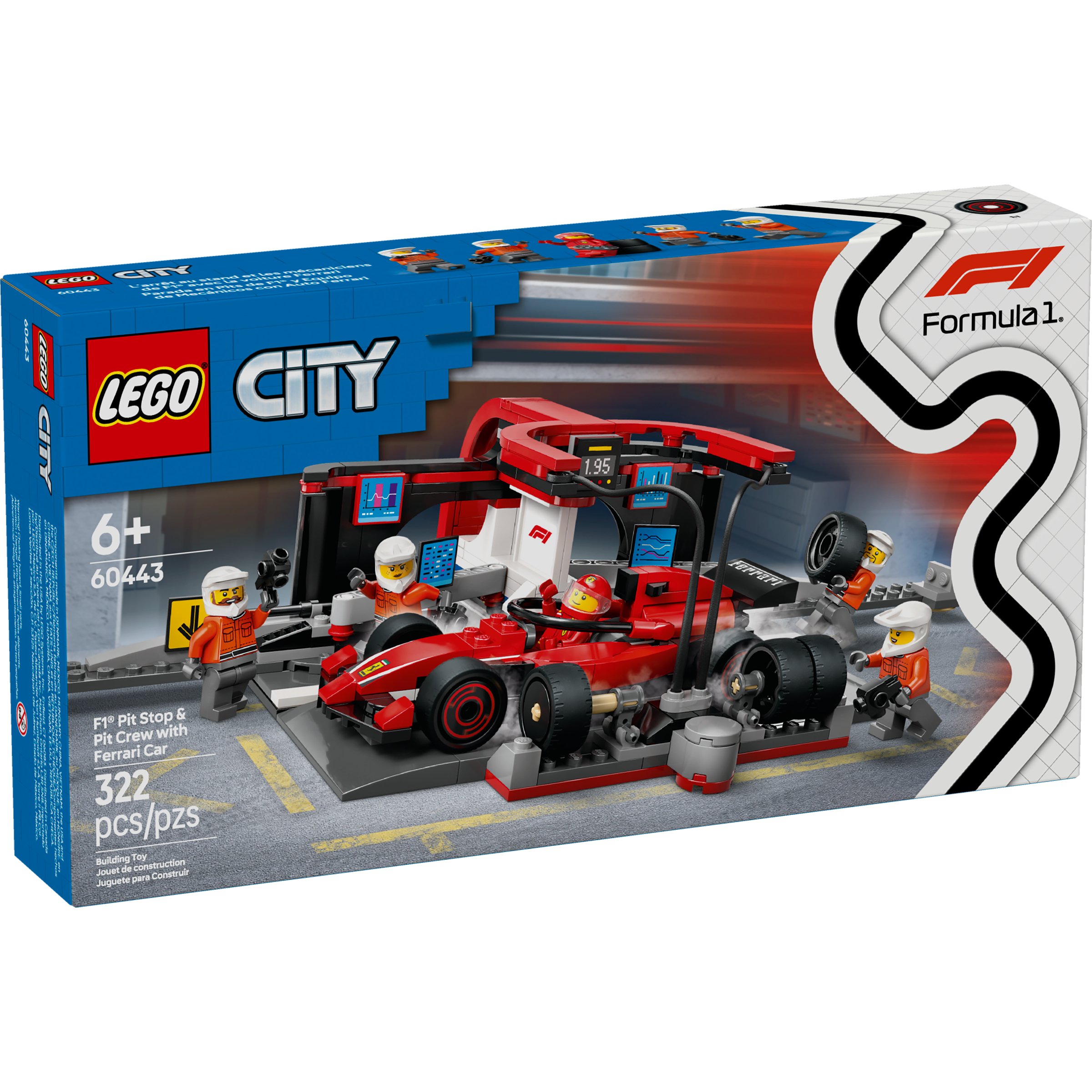 LEGO Formula 1 Pit Stop & Pit Crew with Ferrari Car Set - Shop