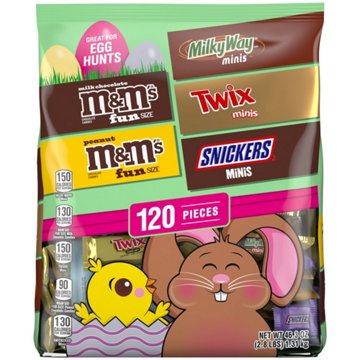 M&M'S, Snickers, Twix & Milky Way Assorted Easter Egg Hunt Candy