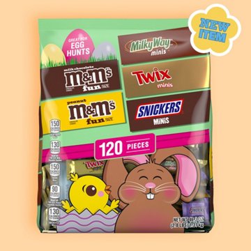 M&M'S, Snickers, Twix & Milky Way Assorted Easter Egg Hunt Candy