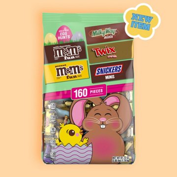 M&M'S, Snickers, Twix & Milky Way Assorted Easter Egg Hunt Candy