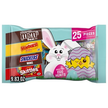 M&M'S, Snickers, Skittles & Starburst Assorted Easter Egg Hunt Candy