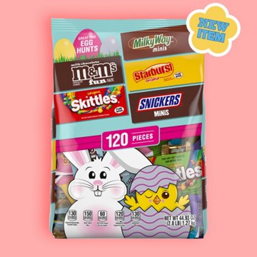 M&M'S, Snickers, Milky Way, Skittles & Starburst Assorted Easter Egg Hunt Candy