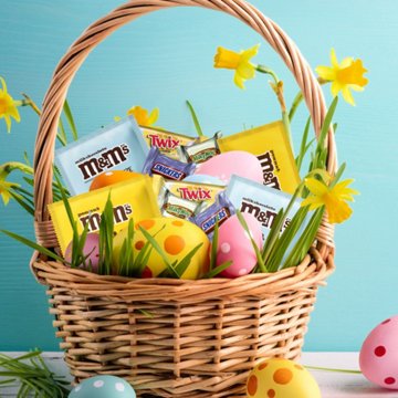 M&M'S, Snickers, Twix & Milky Way Assorted Easter Egg Hunt Candy