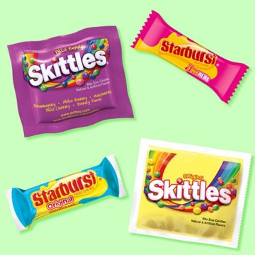 Skittles & Starburst Assorted Fun Size Easter Candy