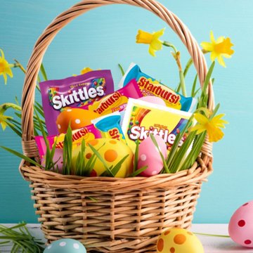 Skittles & Starburst Assorted Fun Size Easter Candy