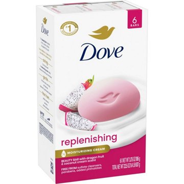 Dove Replenishing Beauty Bar Soap - Dragon Fruit & Coconut Cream