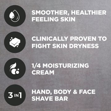 Dove Men+Care Midnight Classico Hand & Body Face + Shave Bar