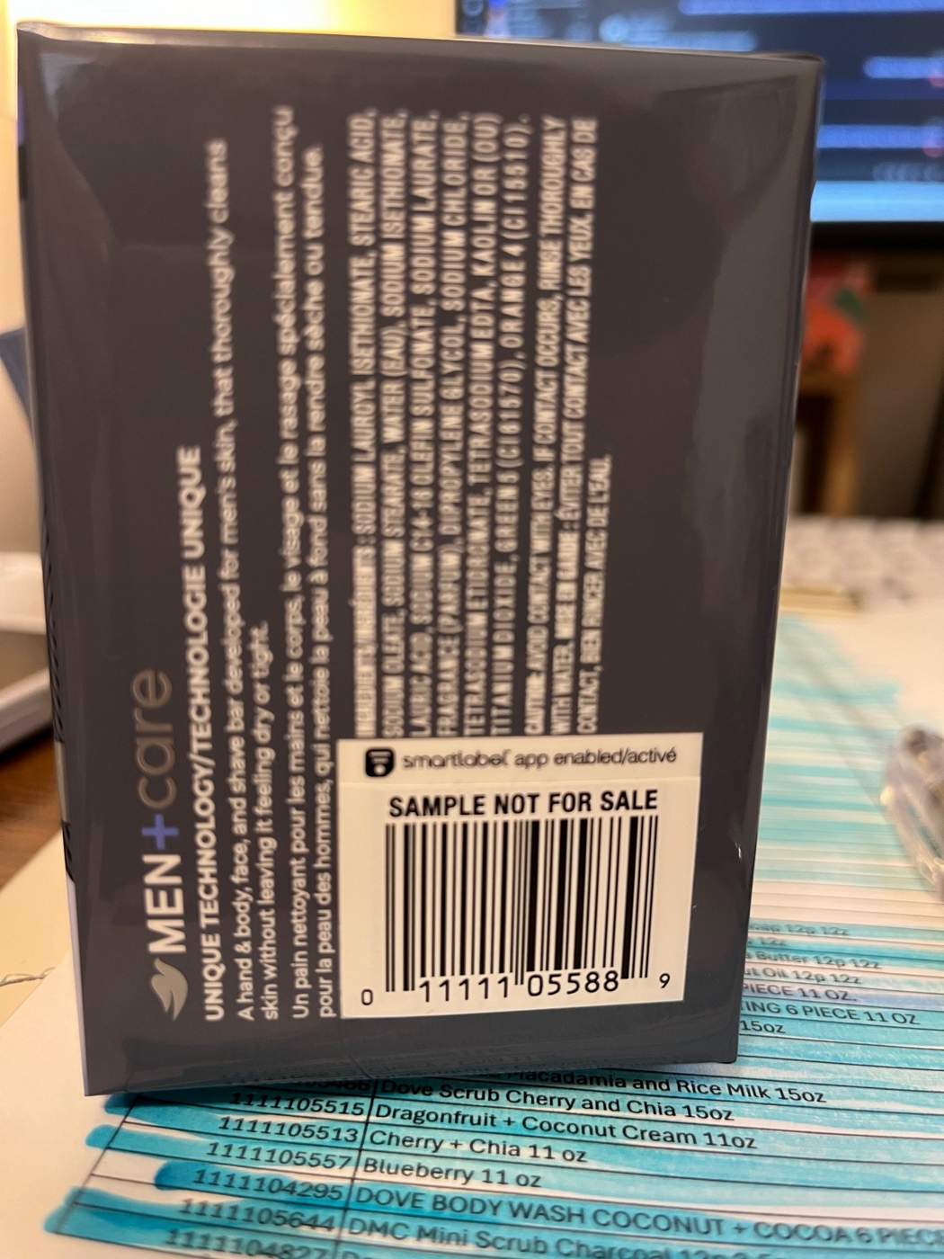 Dove Men+Care Midnight Classico Hand & Body Face + Shave Bar; image 6 of 7