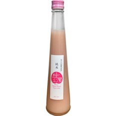 Miyashita Momo White Peach Nigori Sake, 300 mL | Central Market