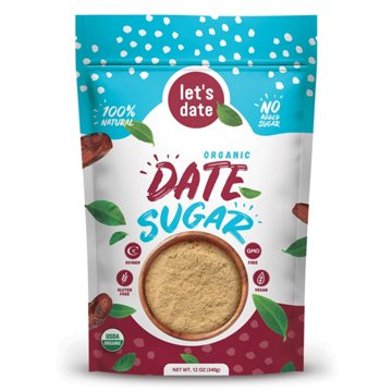 Let's Date Organic Date Sugar, 12 oz