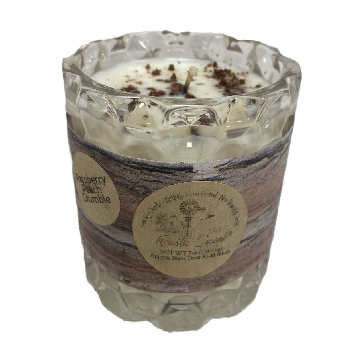 Texas Proud Rustic Swank Raspberry Peach Crumble Scented Votive Candle ...