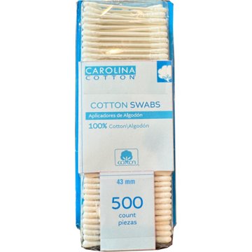 Carolina Cotton Cotton Swabs, 500 ct