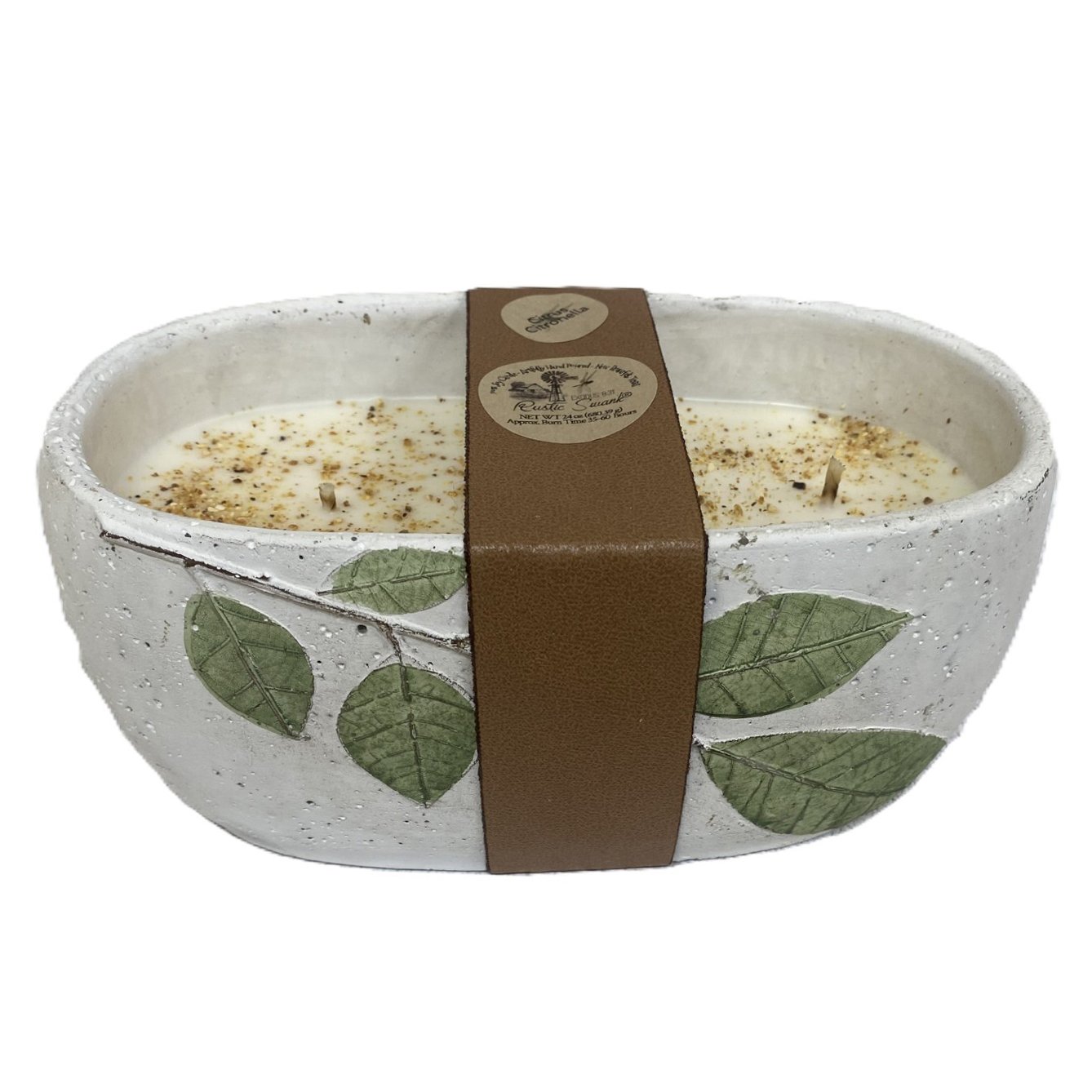 Texas Proud Rustic Swank Citrus Citronella Scented Cement Candle - Shop ...