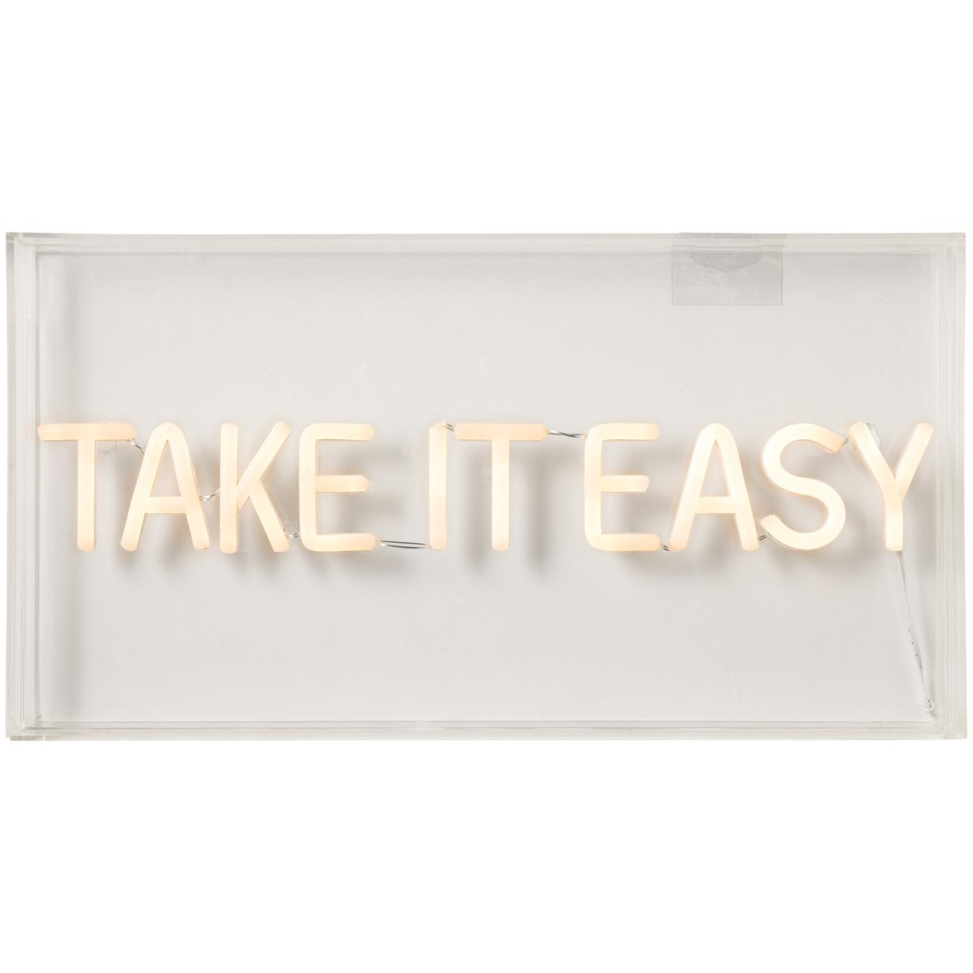 Destination Holiday Take It Easy Battery Operated Light Up Acrylic Sign; image 2 of 3