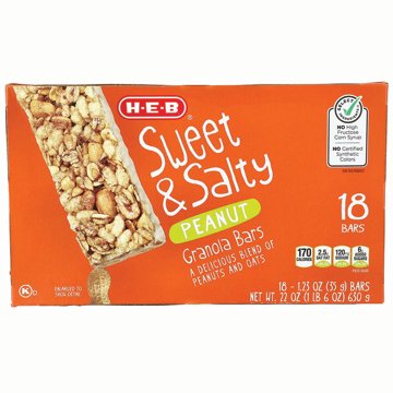 H-E-B Sweet & Salty Peanut Granola Bars