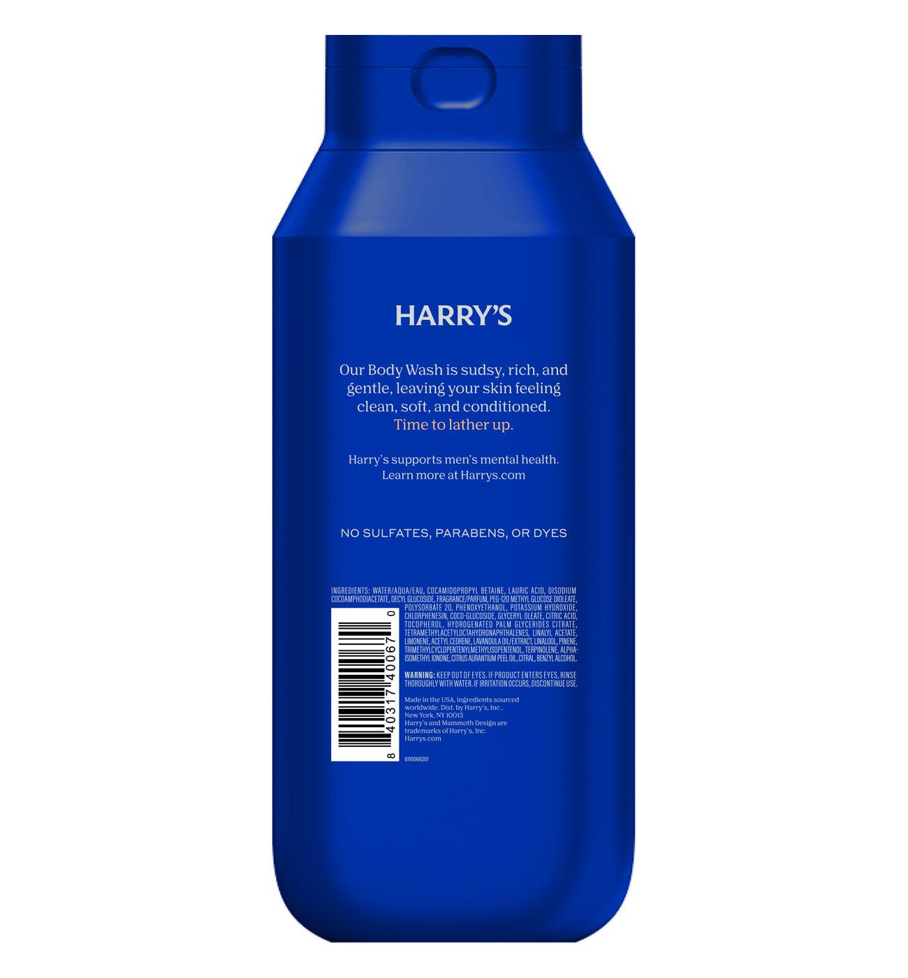 Harry's Men's Body Wash Redwood - Evergreen & Thyme; image 2 of 2
