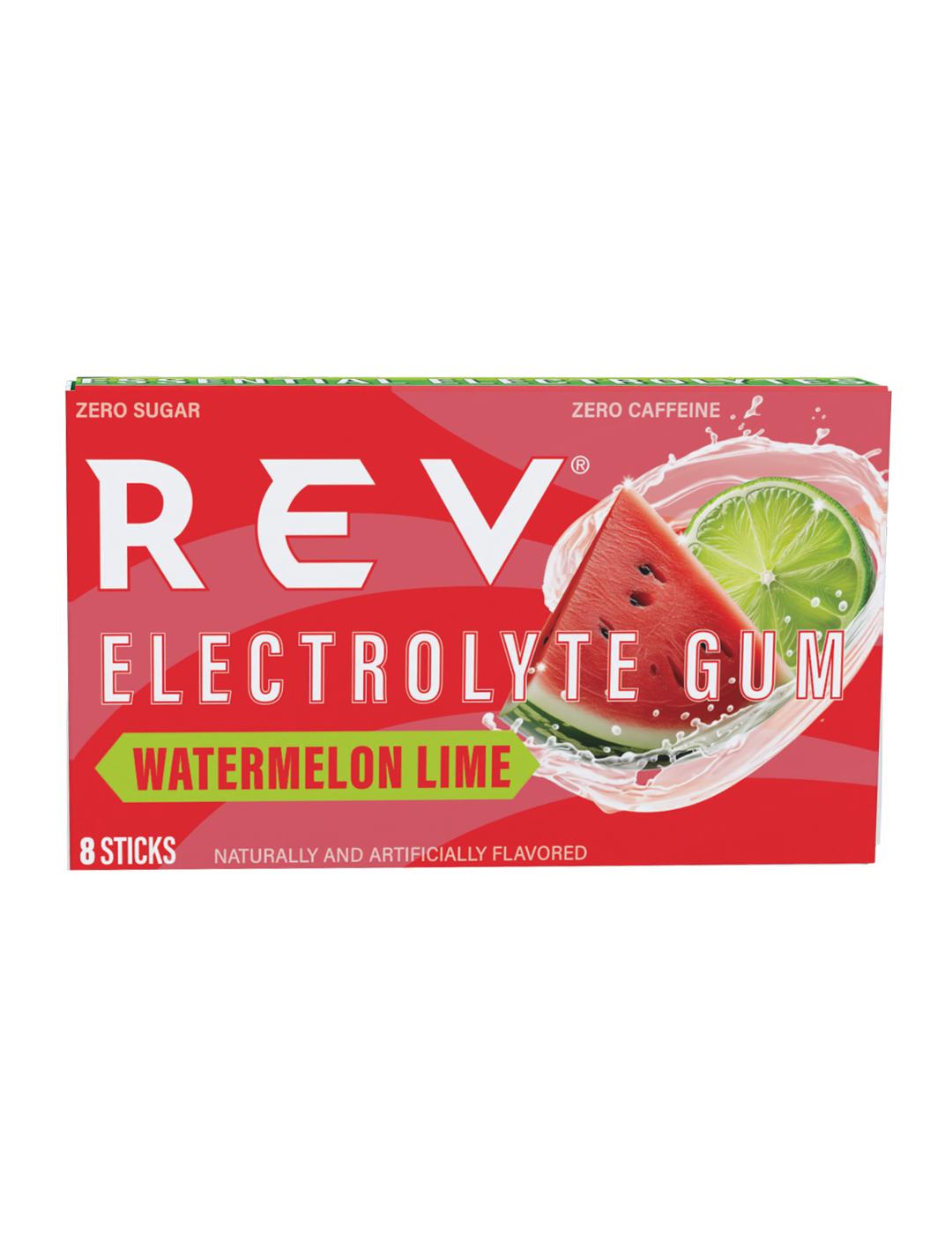 REV GUM Watermelon Lime Electrolyte Gum; image 1 of 3