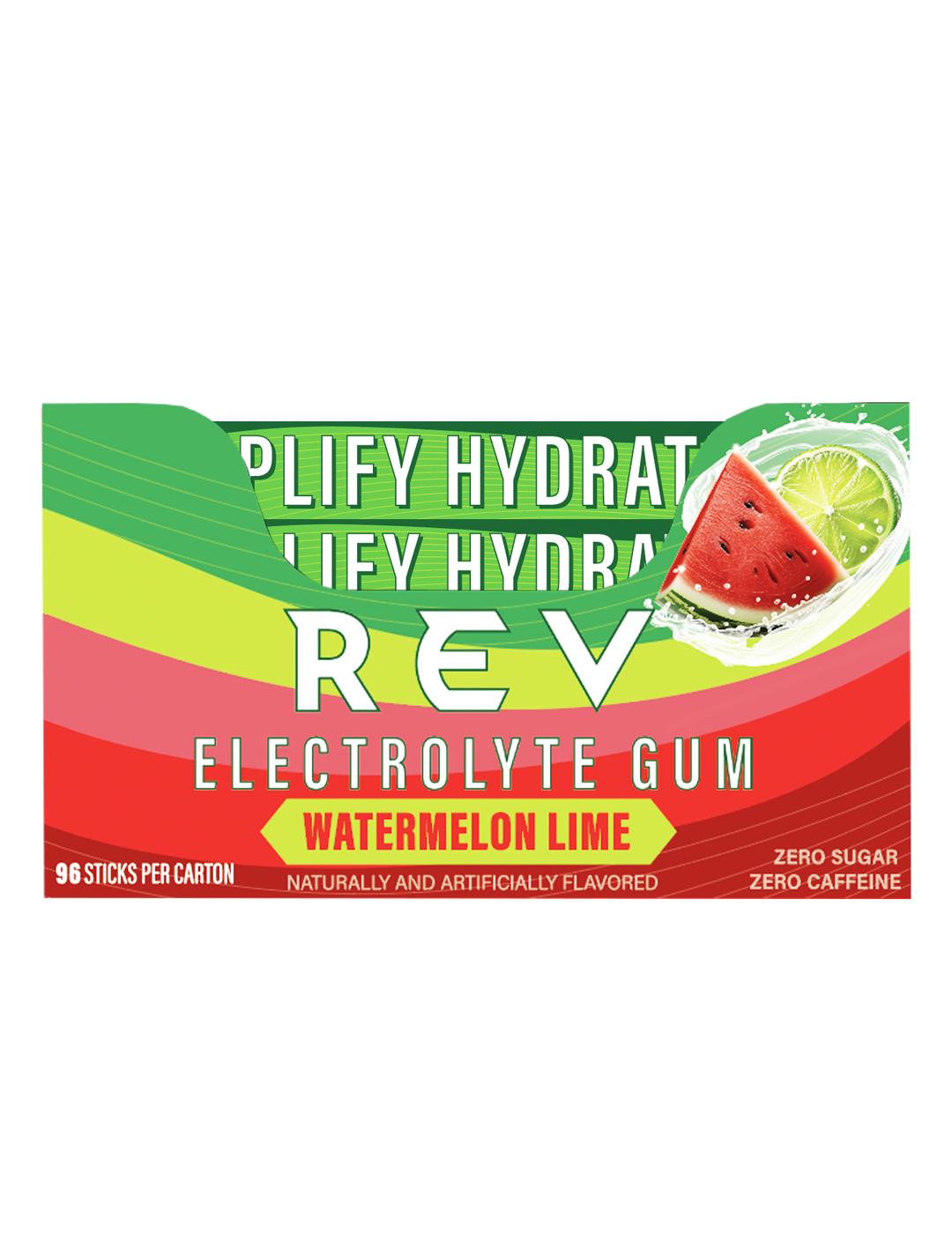 REV GUM Watermelon Lime Electrolyte Gum; image 2 of 3