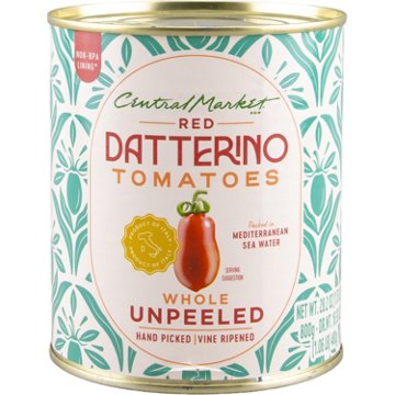 Central Market Whole Unpeeled Datterino Tomatoes in Sea Water