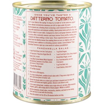 Central Market Whole Unpeeled Datterino Tomatoes in Sea Water