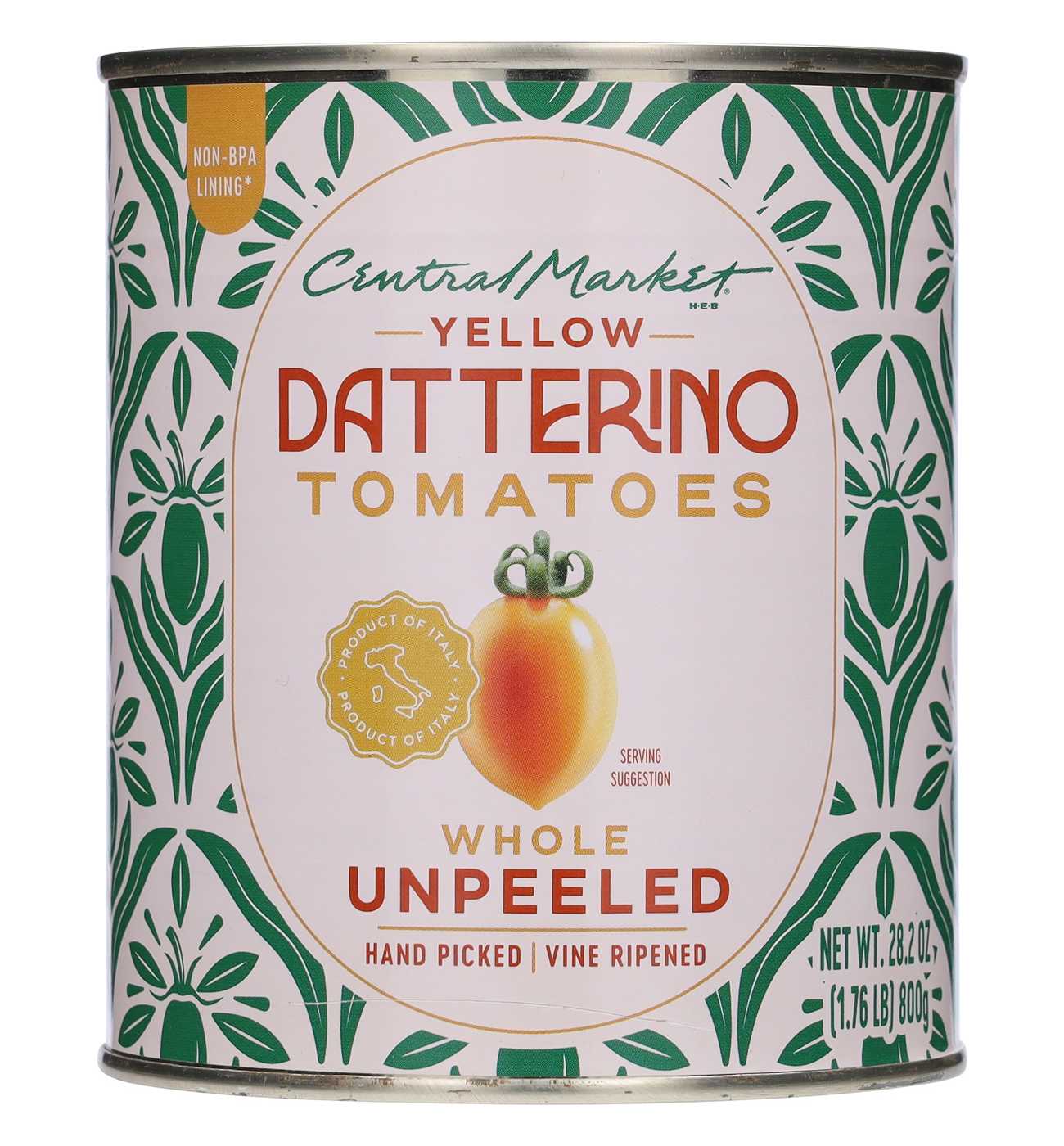 Central Market Whole Unpeeled Yellow Datterino Tomatoes in Juice; image 1 of 9