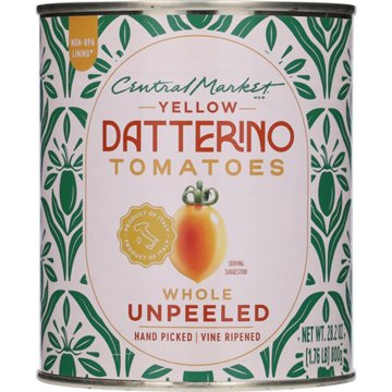 Central Market Whole Unpeeled Yellow Datterino Tomatoes in Juice