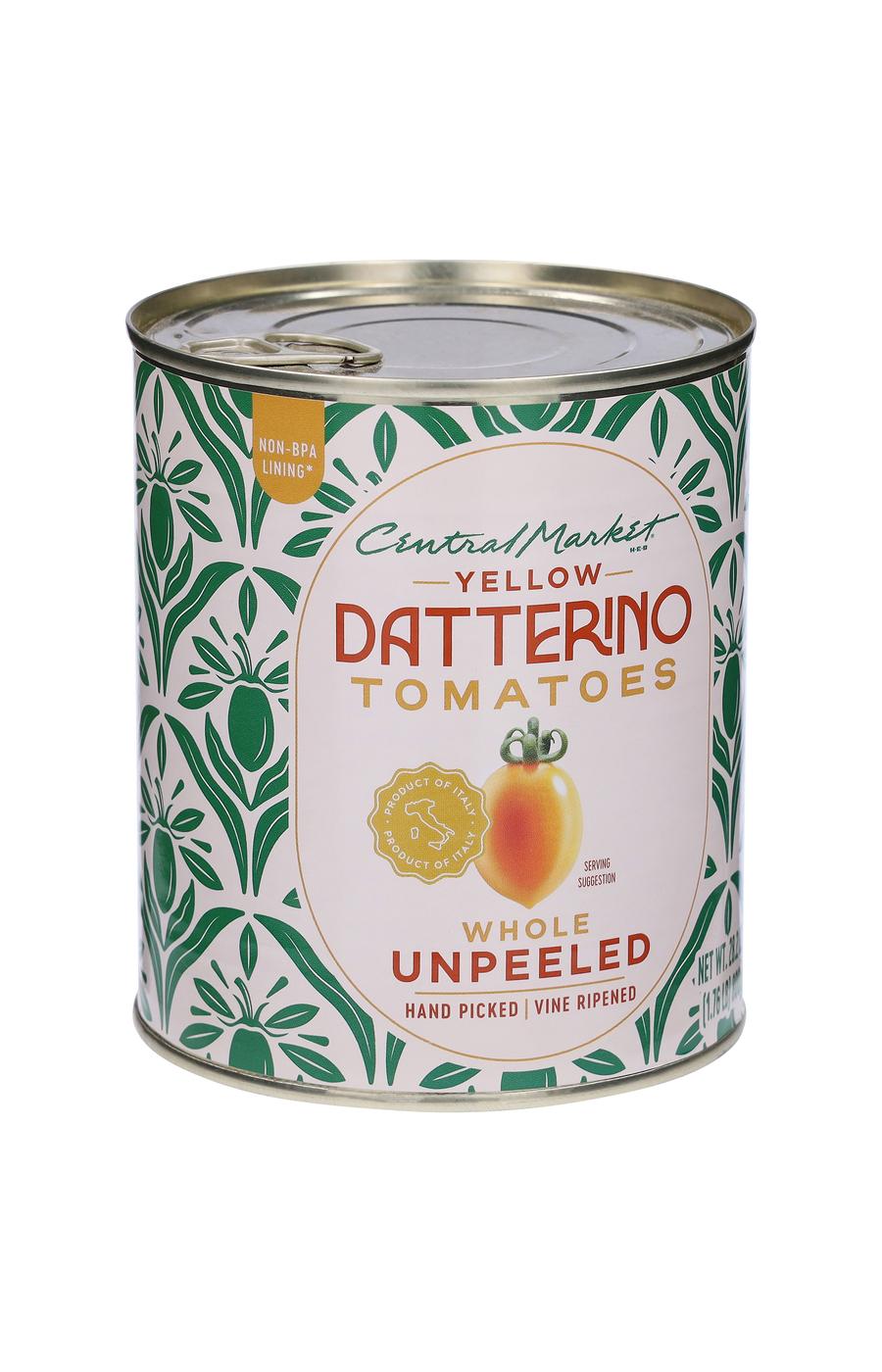 Central Market Whole Unpeeled Yellow Datterino Tomatoes in Juice; image 4 of 9