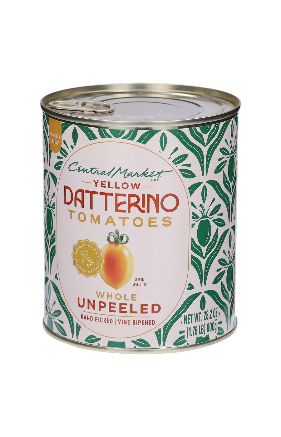 Central Market Whole Unpeeled Yellow Datterino Tomatoes in Juice; image 9 of 9