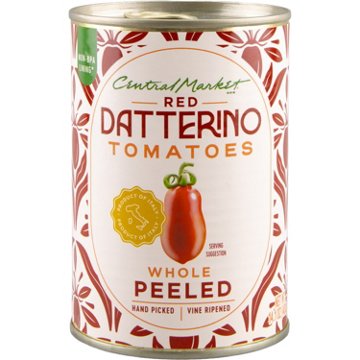Central Market Whole Peeled Datterino Tomatoes in Juice