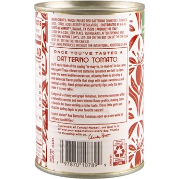 Central Market Whole Peeled Datterino Tomatoes in Juice