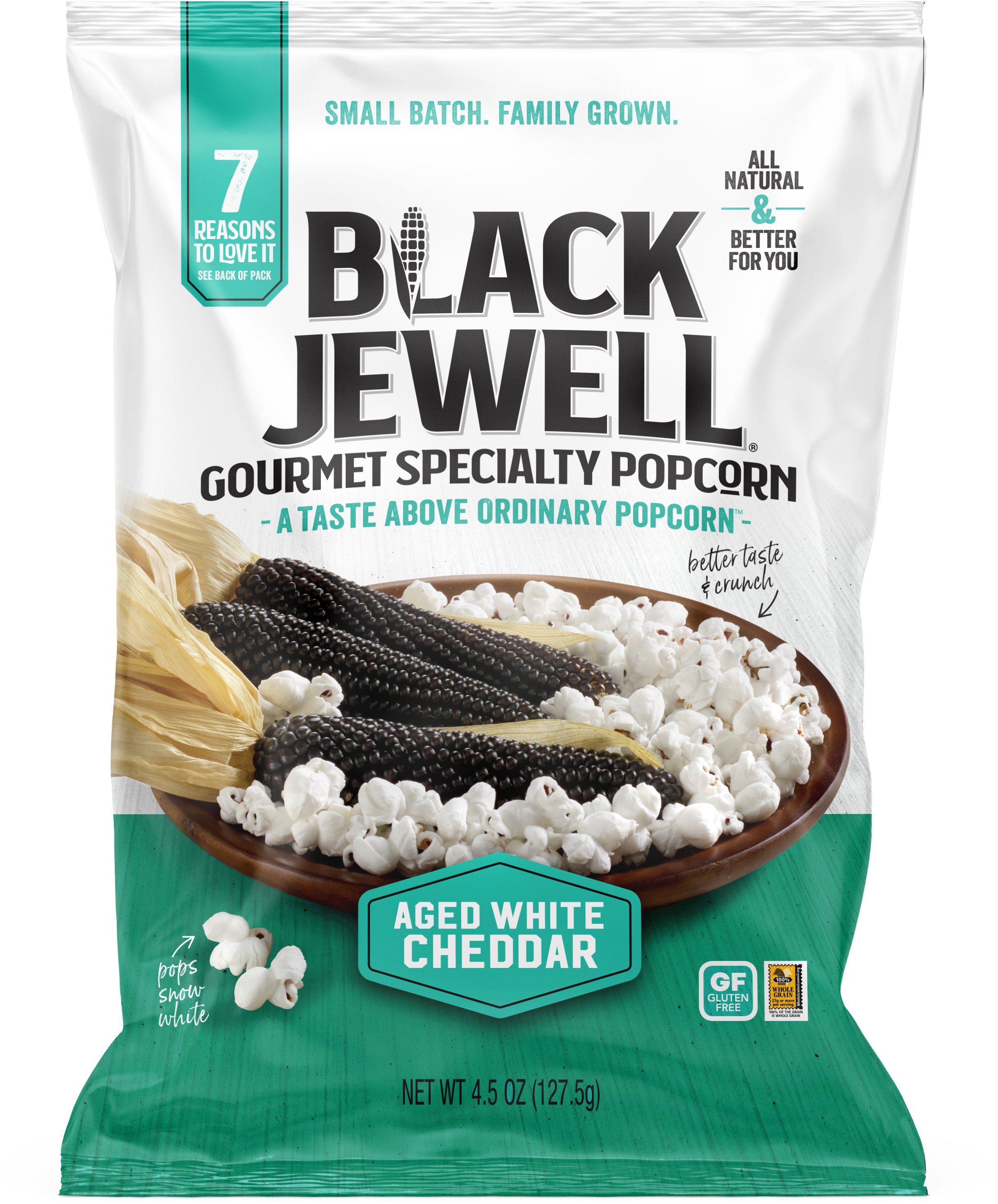 Black Jewell Aged White Cheddar Popcorn, 4.5 oz | Central Market