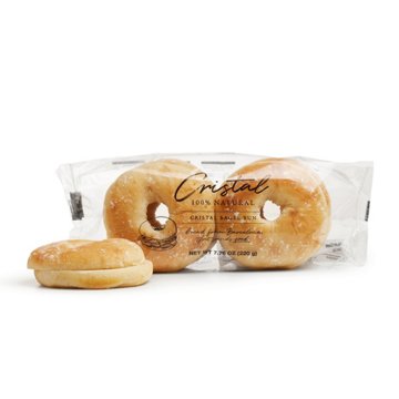 Cristal Bagel Buns, 4 ct