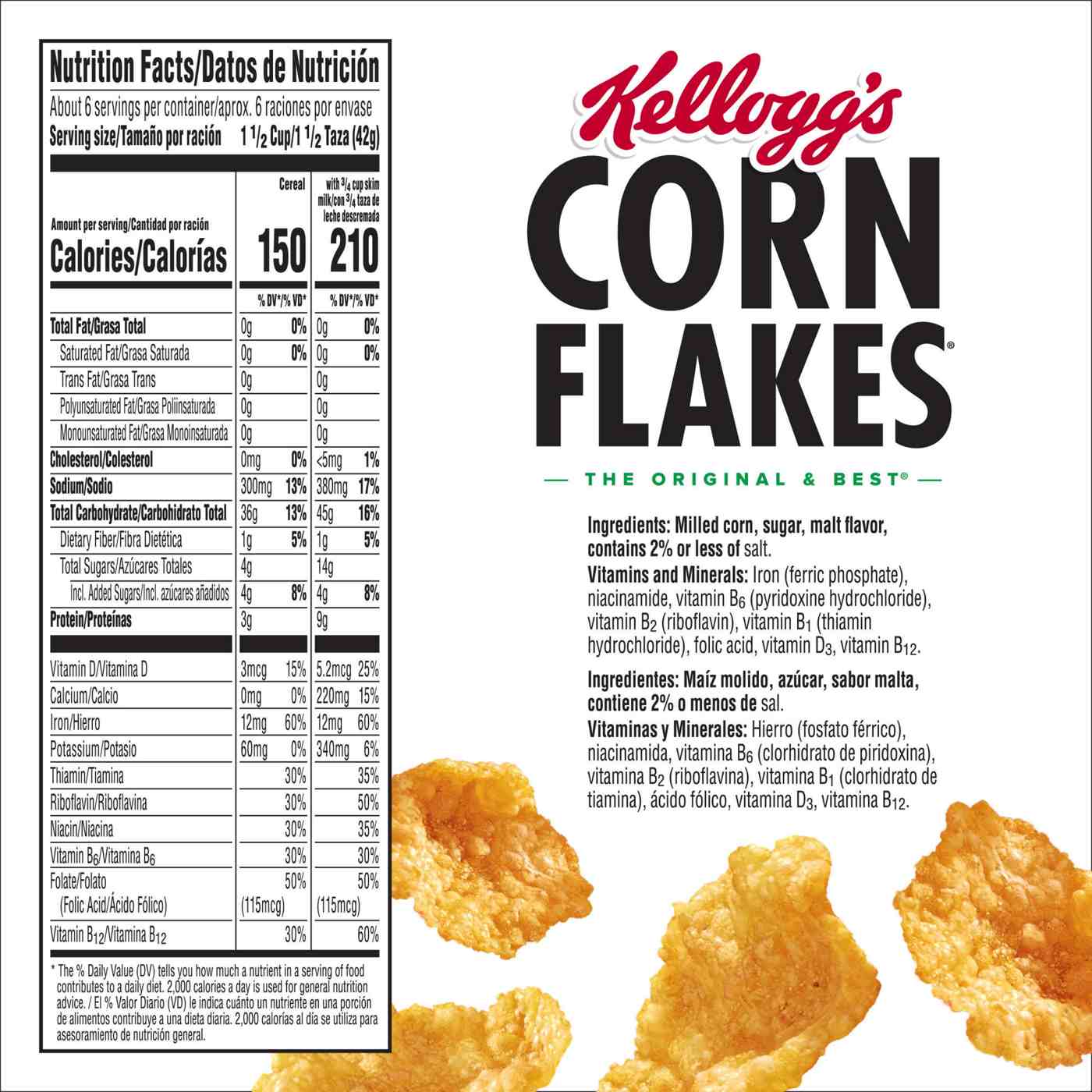 Kellogg's Corn Flakes Cereal; image 7 of 9
