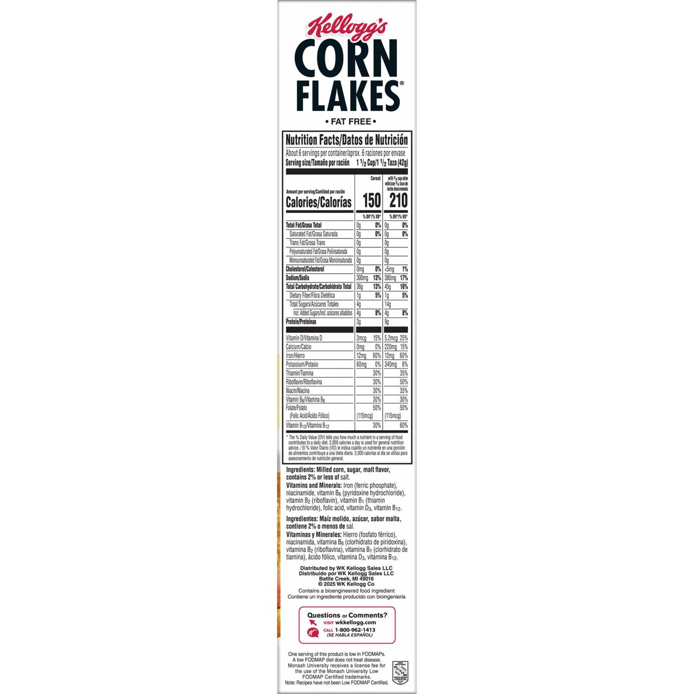 Kellogg's Corn Flakes Cereal; image 9 of 9
