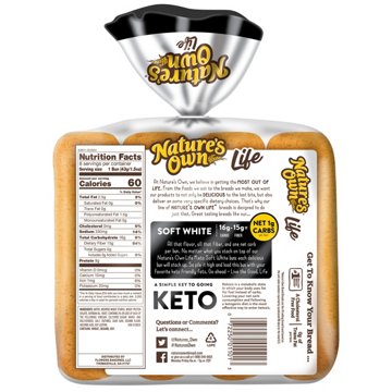 Nature's Own Keto Hotdog Buns, 12 oz