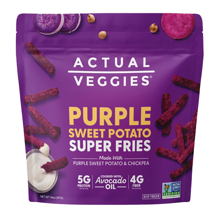 Actual Veggies Purple Sweet Potato Super Fries, 14 oz | Central