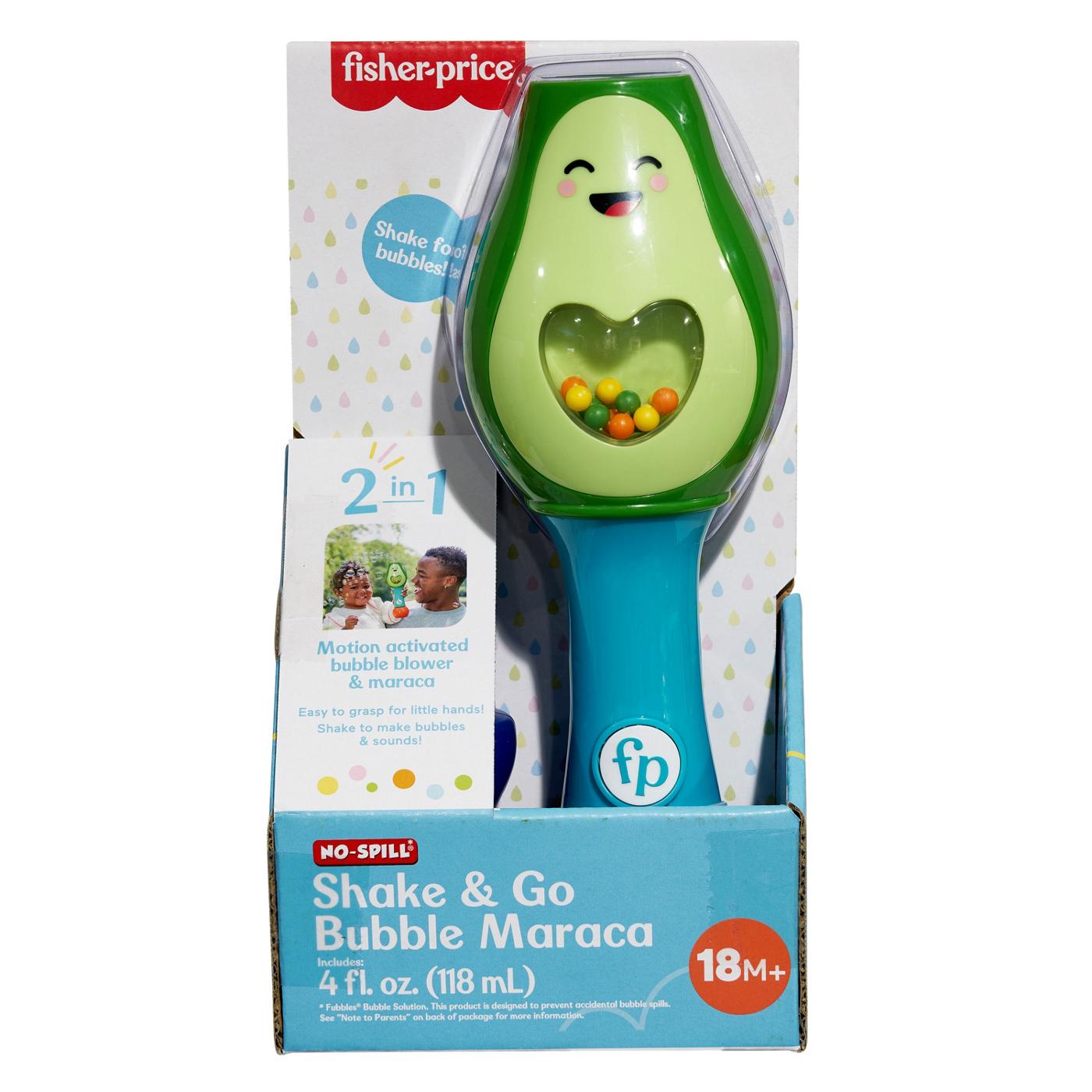 Fisher-Price Shake & Go Avocado Bubble Maraca; image 1 of 2