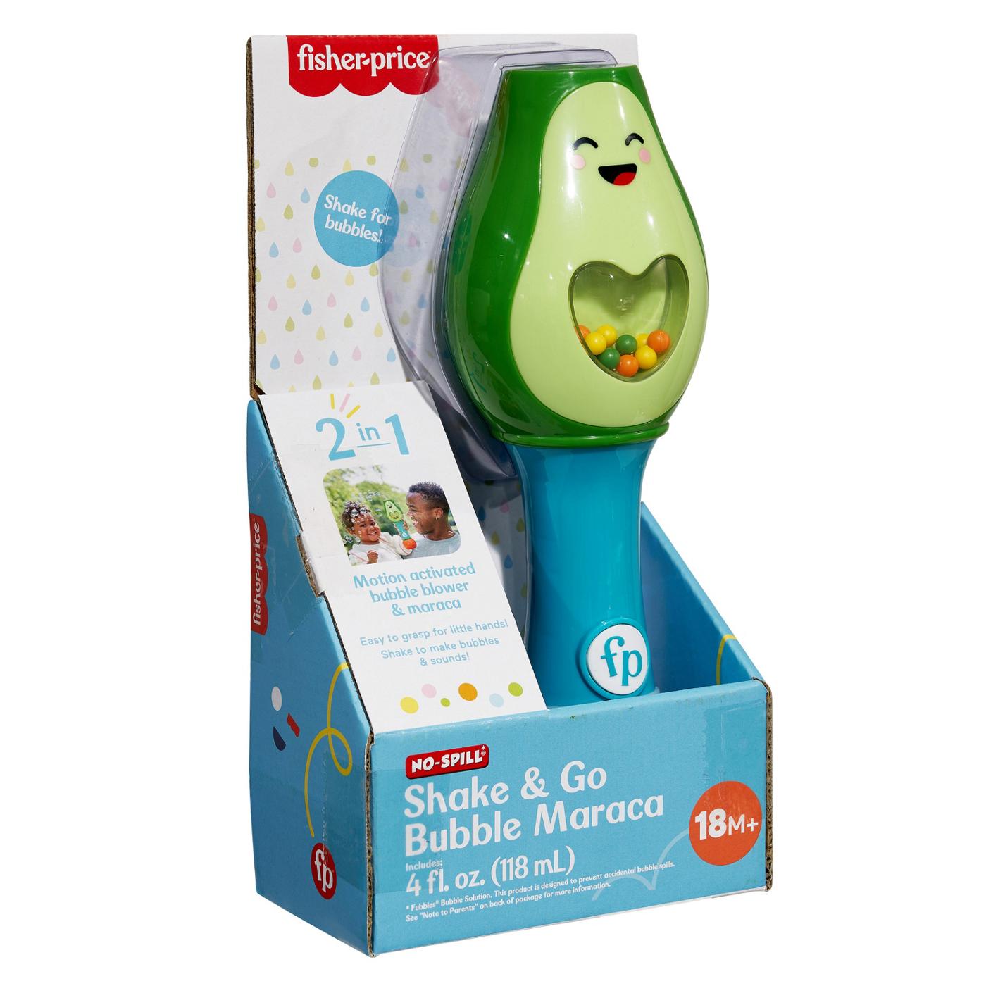 Fisher-Price Shake & Go Avocado Bubble Maraca; image 2 of 2