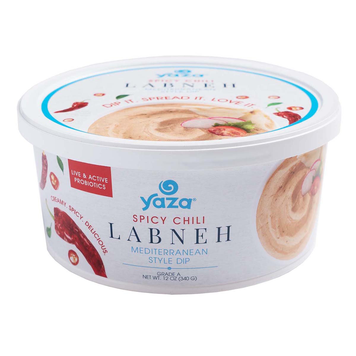 ヤウサーフ　LASANTA Yaza Spicy Chili Labneh, 12 oz | Central Market - Really Into Food