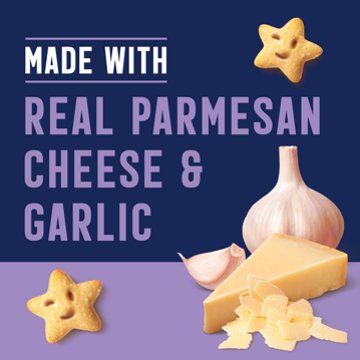 H-E-B Garlic Parmesan Lone Stars Baked Snack Crackers