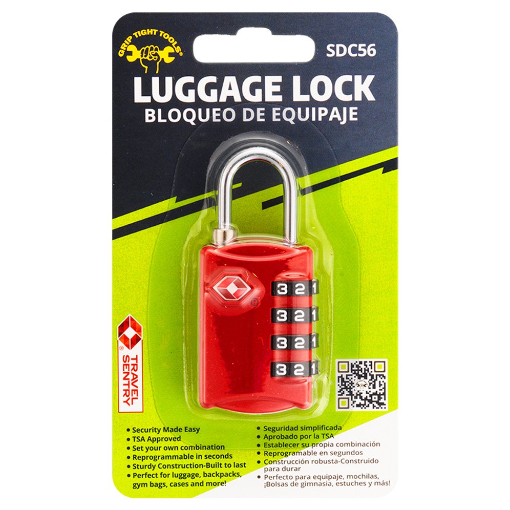 Grip Tight Tools SDC56 Luggage Lock - Shop Locks & keys at H-E-B