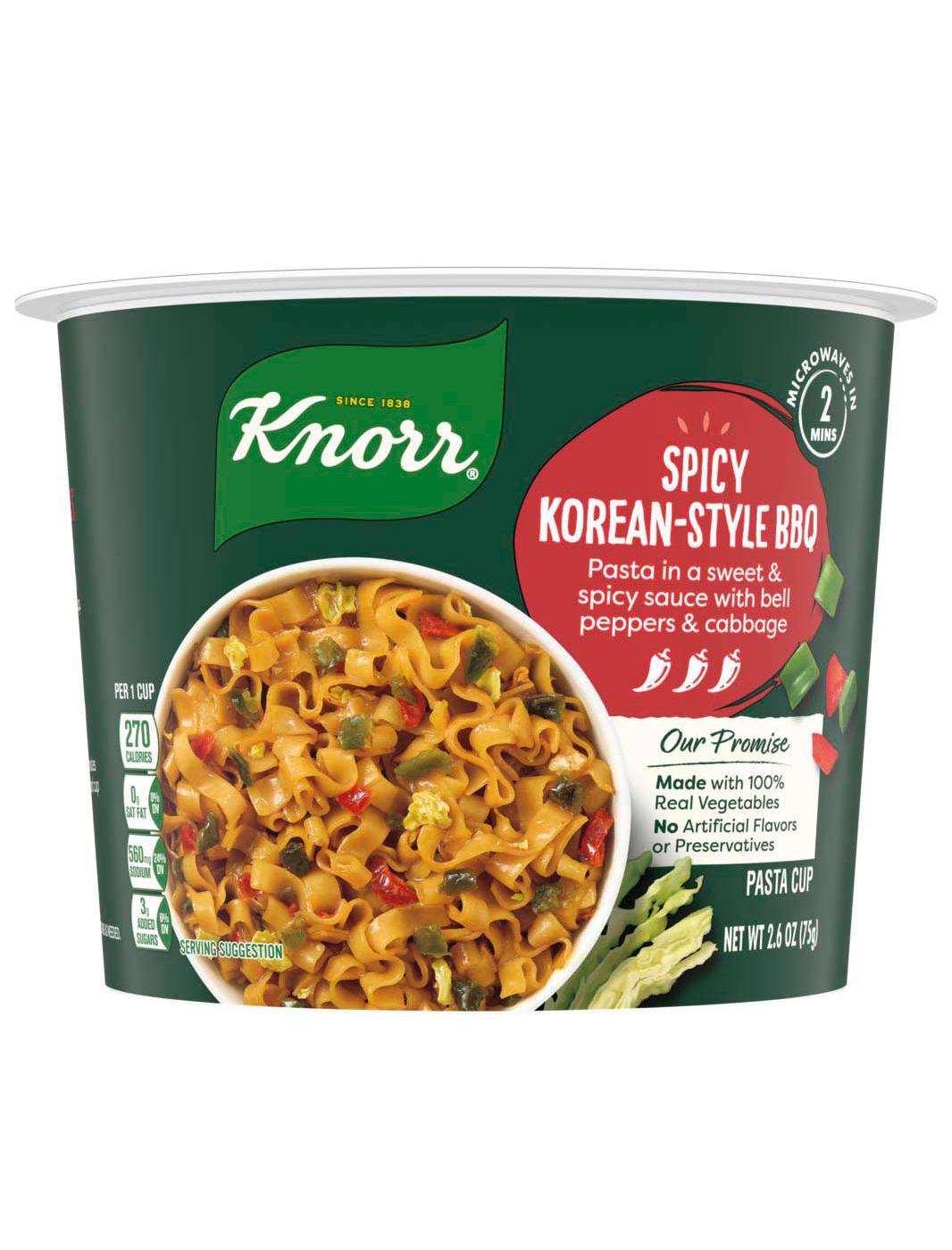 Knorr Spicy Korean-Style BBQ Pasta Cup ; image 1 of 6