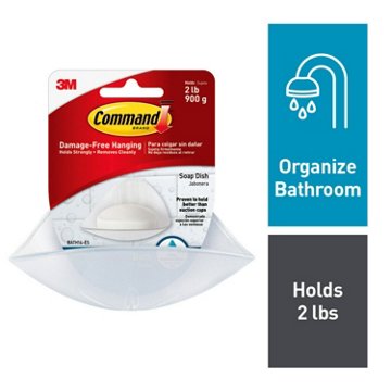 Command Soap Dish - White