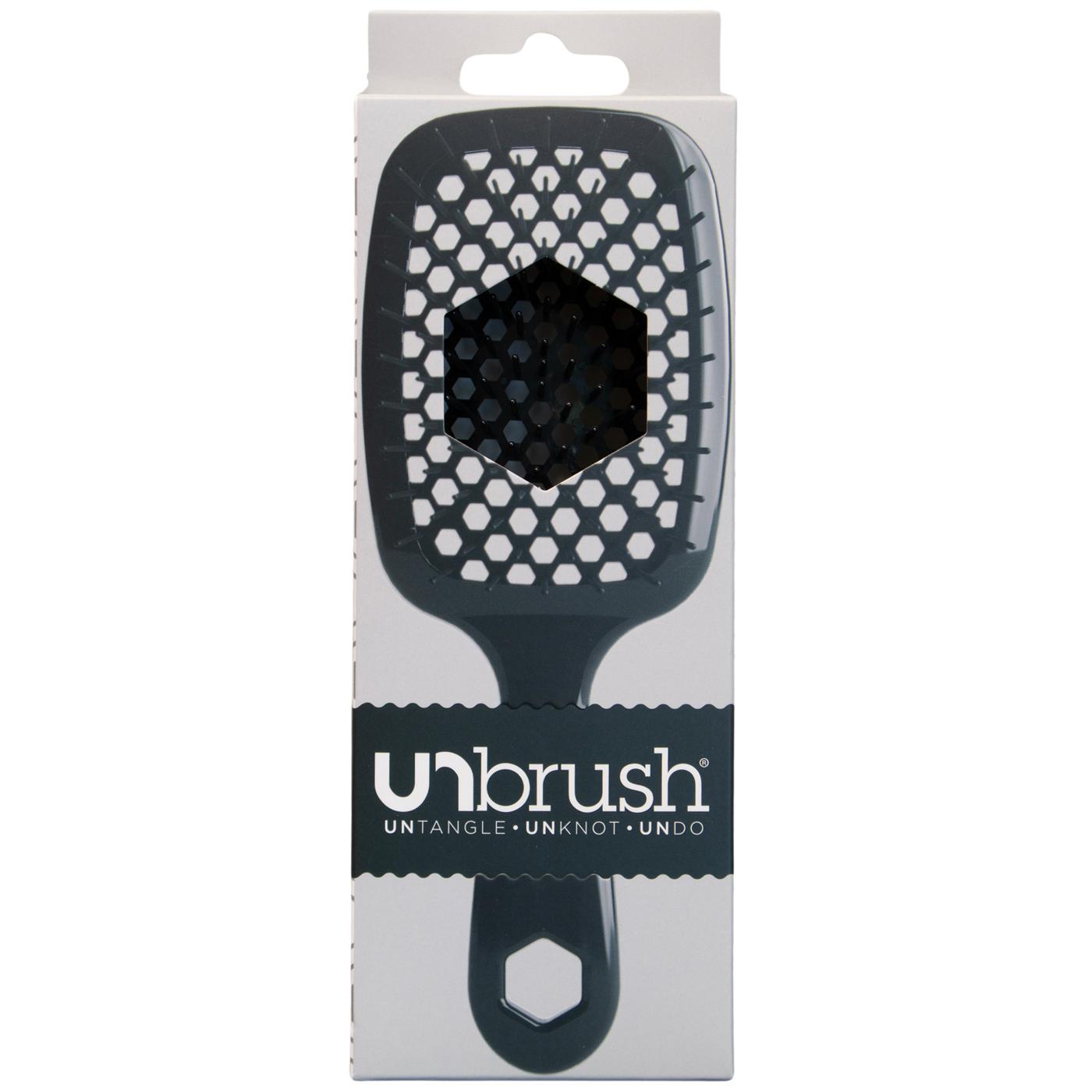 Unbrush Detangling Paddle Hair Brush - Midnight Black; image 1 of 2