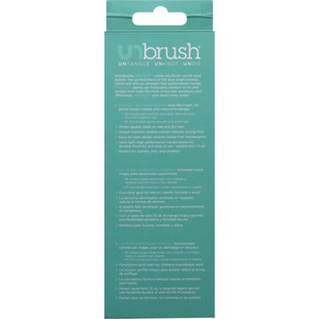 Unbrush Detangling Paddle Hair Brush - Glitter Turquoise