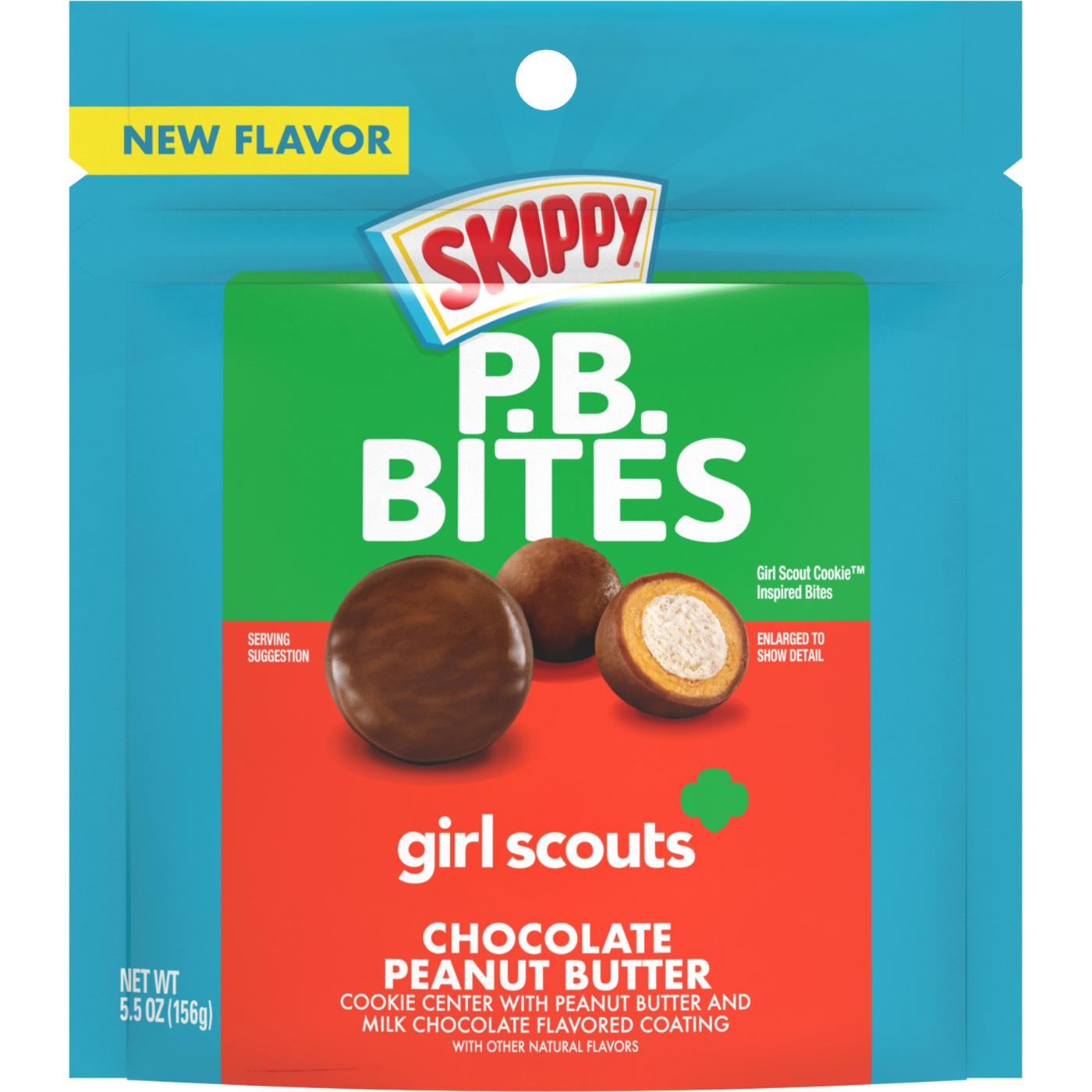 Skippy P.B. Bites Girl Scouts Chocolate Peanut Butter; image 1 of 2