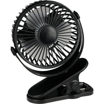 Destination Holiday Clip On Desk Fan, 4.9'' x 4.9'' x 7.3"