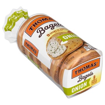 Thomas' Onion Bagels, 6 ct